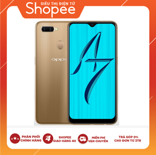[Trả góp 0%] Điện thoại OPPO A7 64GB - Hãng phân phối chính thức
