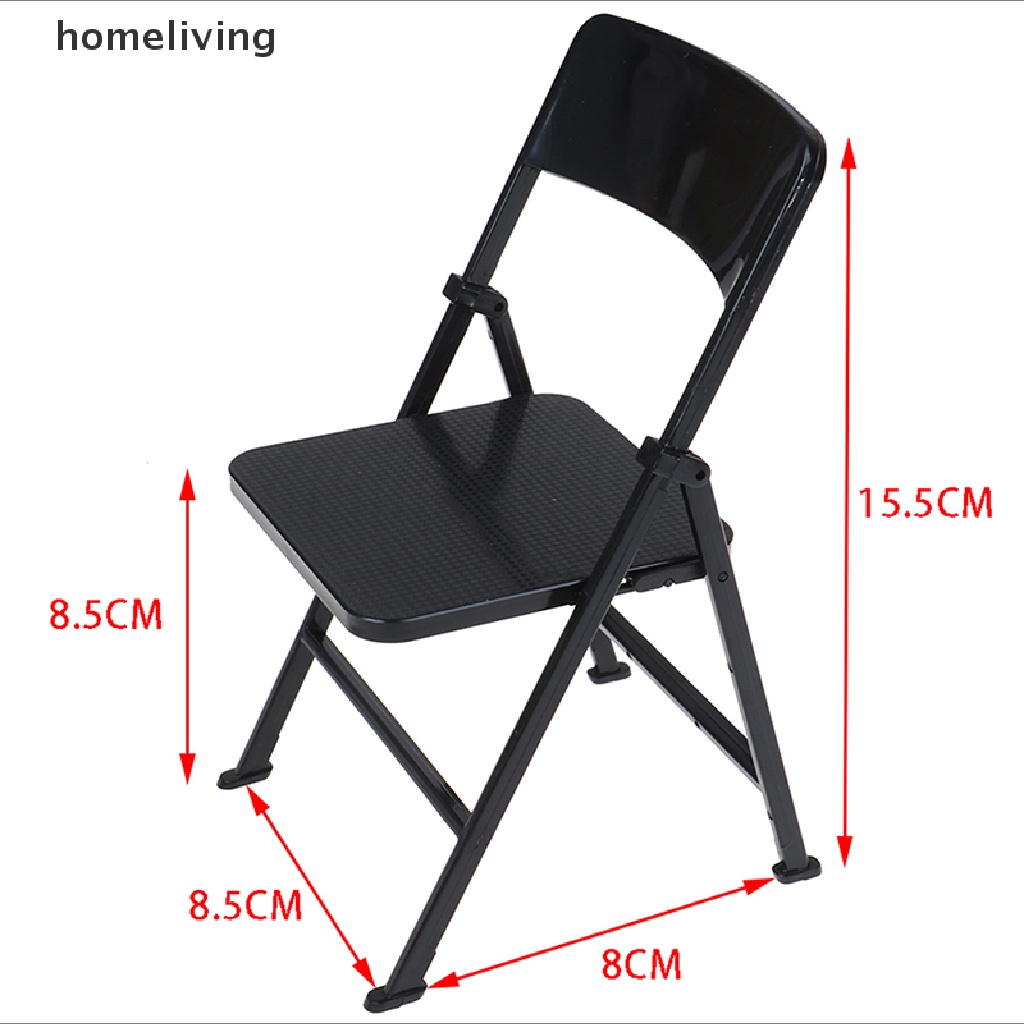 Homeliving Mô Hình Ghế Xếp Tỉ Lệ 1 / 6 Trang Trí Nhà Búp Bê