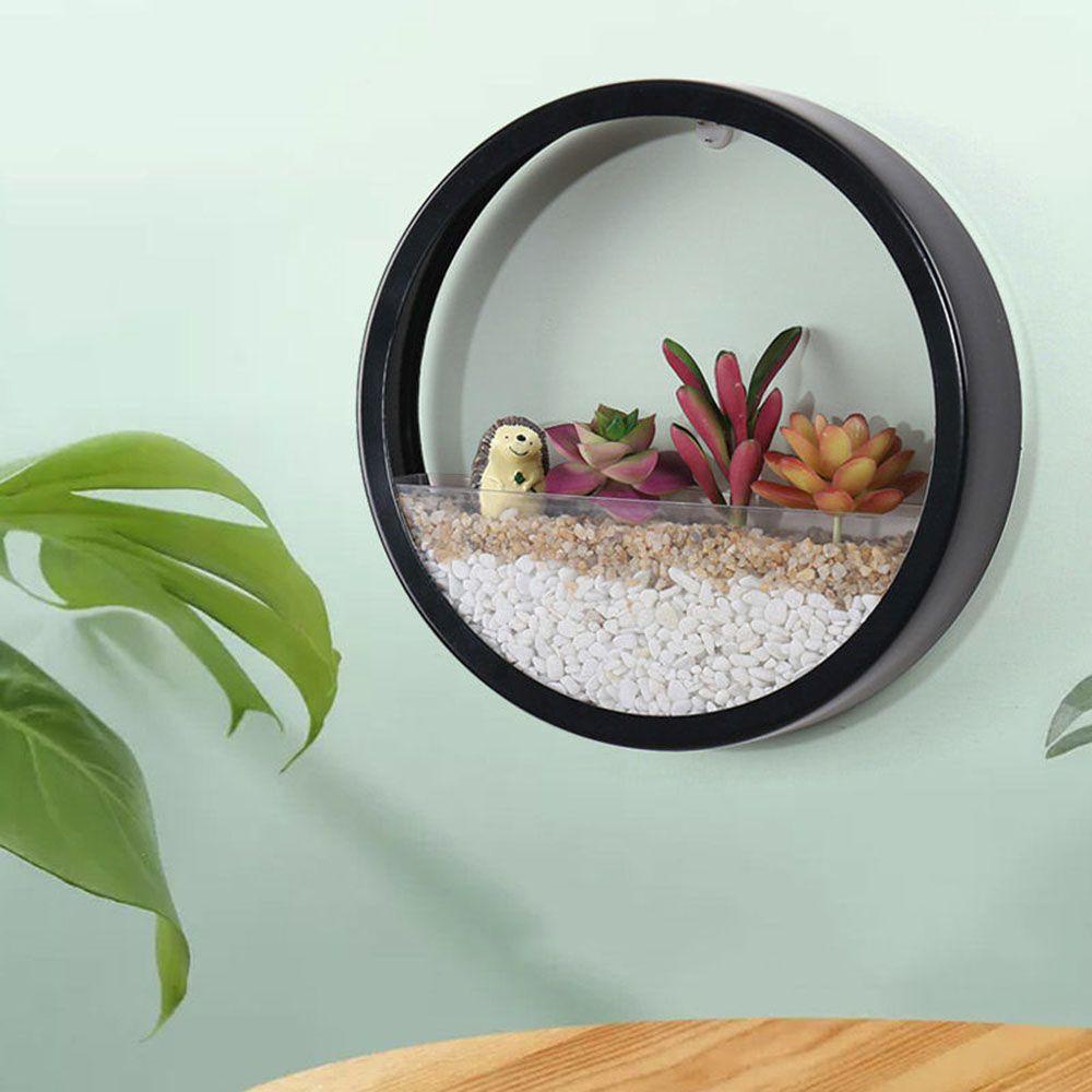 Chậu Hoa Treo Tường Hình Tròn Trang Trí Nội Thất