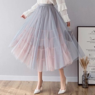 Chân váy lưới phối mẫu mới 3 lớp