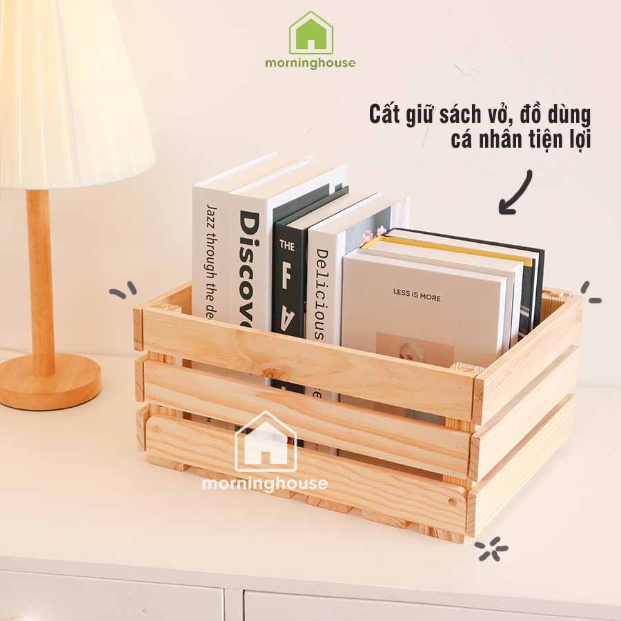 [Mã LIFEBKM1 giảm 10% tối đa 1 triệu đơn từ 500k] HỘP PALLET GẤP GỌN ĐA NĂNG- Morning House