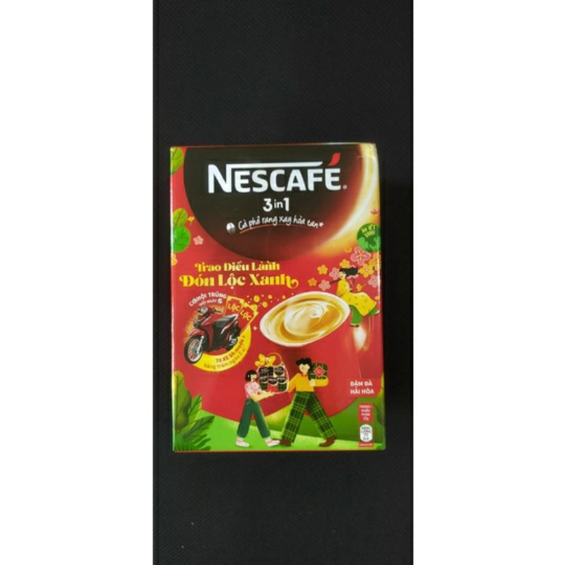 [KHUYẾN MÃI THẺ CÀO] NESCAFÉ 3in1 Cà phê rang xay hòa tan Đậm đà hài hòa( 17g x 20 gói)-Phiên bản Tết 2022 | BigBuy360 - bigbuy360.vn