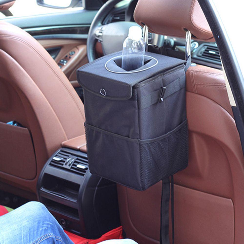 Thùng Rác Có Nắp Đa Năng Tiện Dụng Cho Xe Hơi