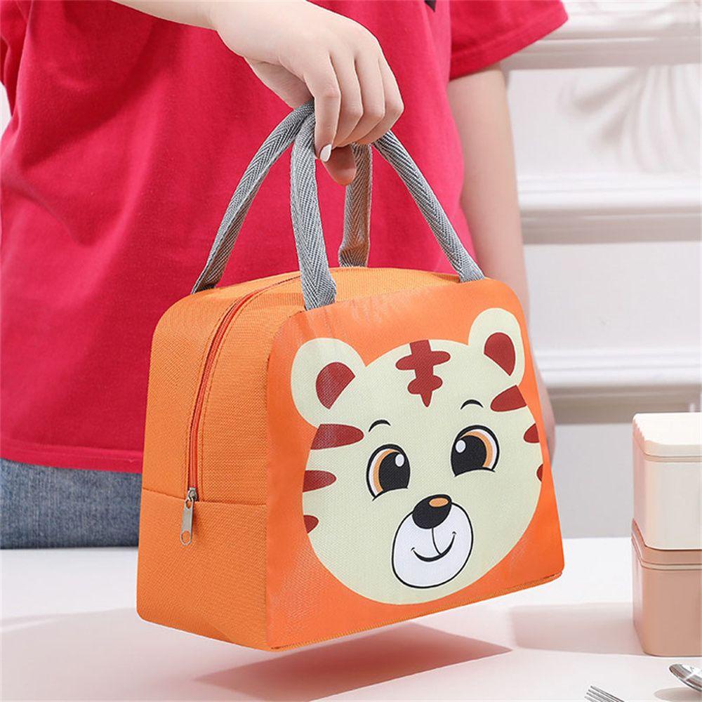 Túi Đựng Hộp Cơm Trưa Cách Nhiệt Họa Tiết Hoạt Hình Cho Nữ