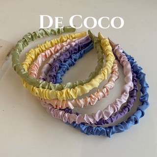 Bờm nhún lụa satin sắc màu decoco.accessories