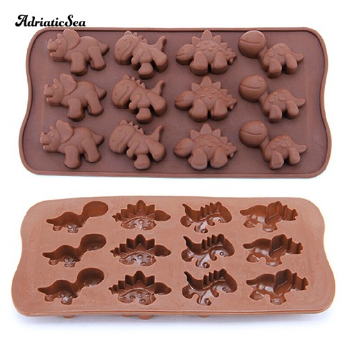 Adria Dinosaur Baking Cake Cookie Muffin Candy Mold