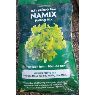 Đất trồng trộn sẵn Namix bao 20 dm trồng rau ăn lá, rau ăn quả, hoa
