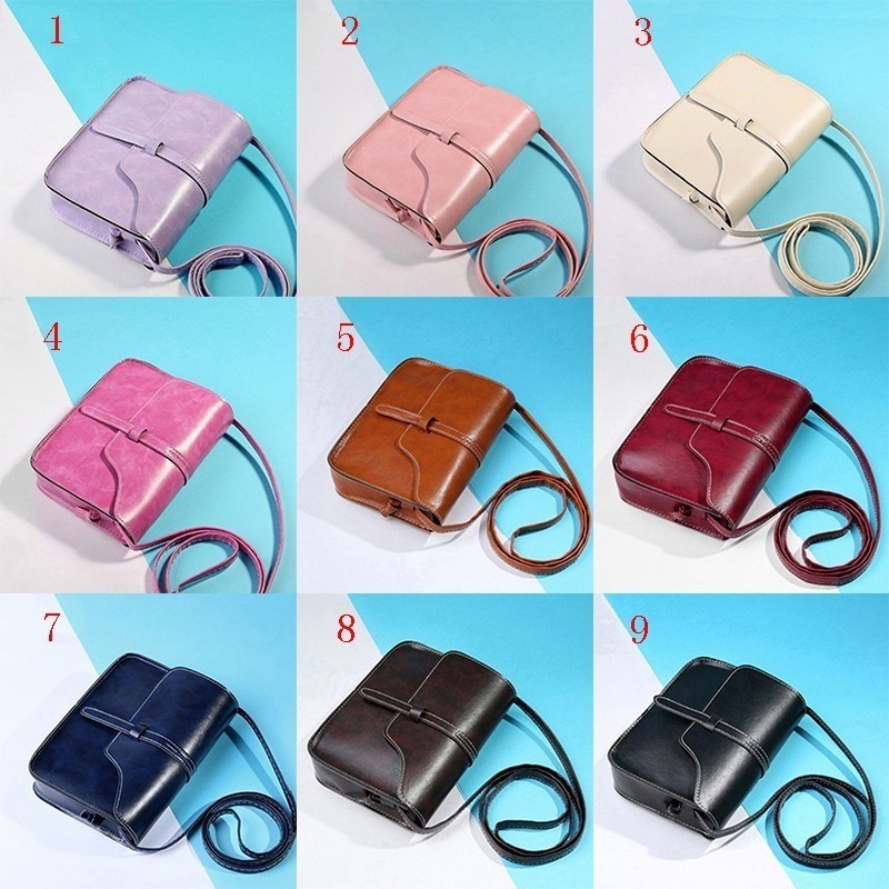 Túi da đeo chéo phong cách vintage | BigBuy360 - bigbuy360.vn