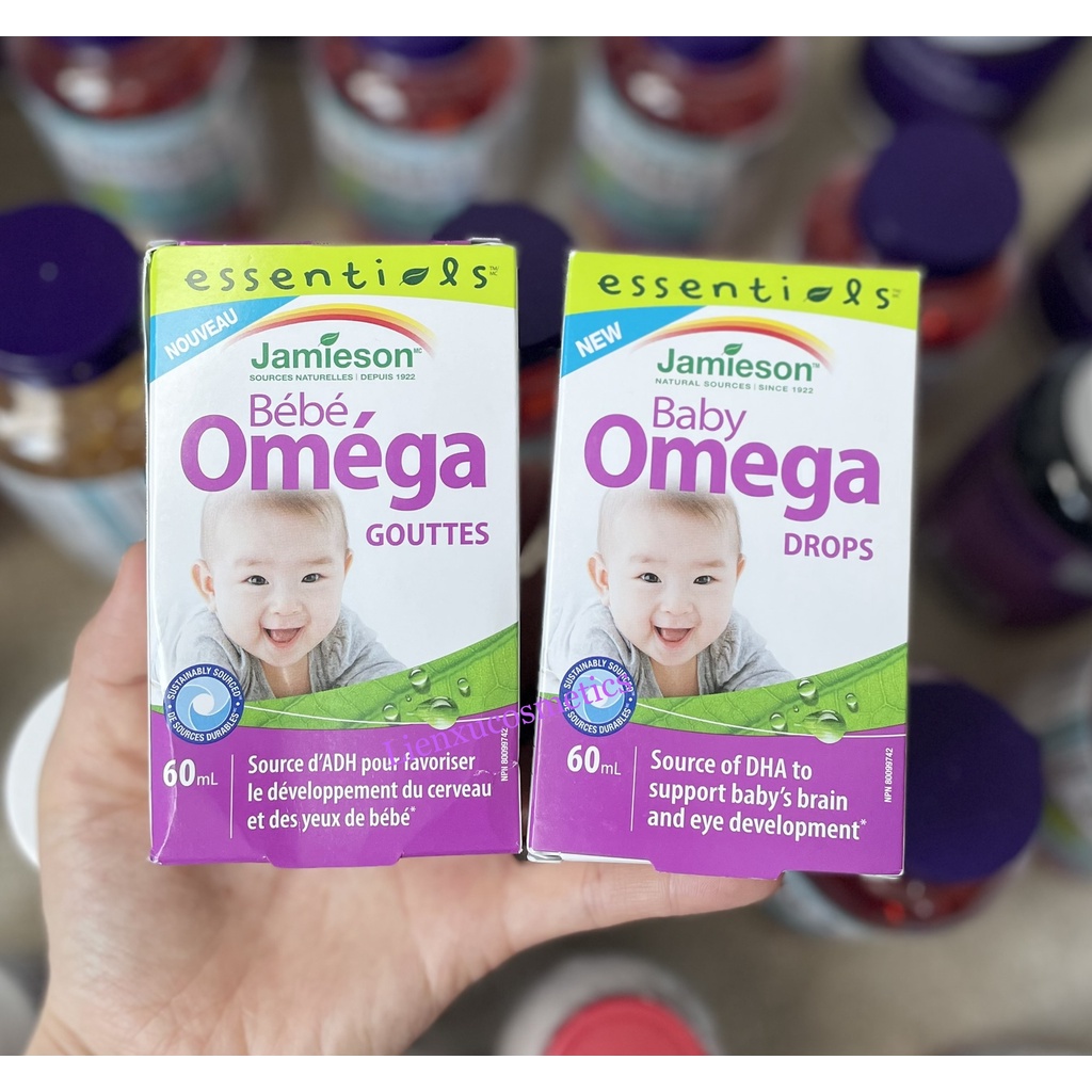 Dầu cá Jamieson’s Baby omega drops 60ml cho bé từ 0 tháng tuổi