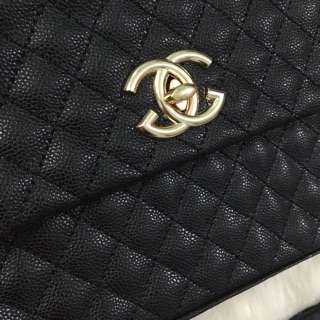 Túi coco khoá vàng size 25cm