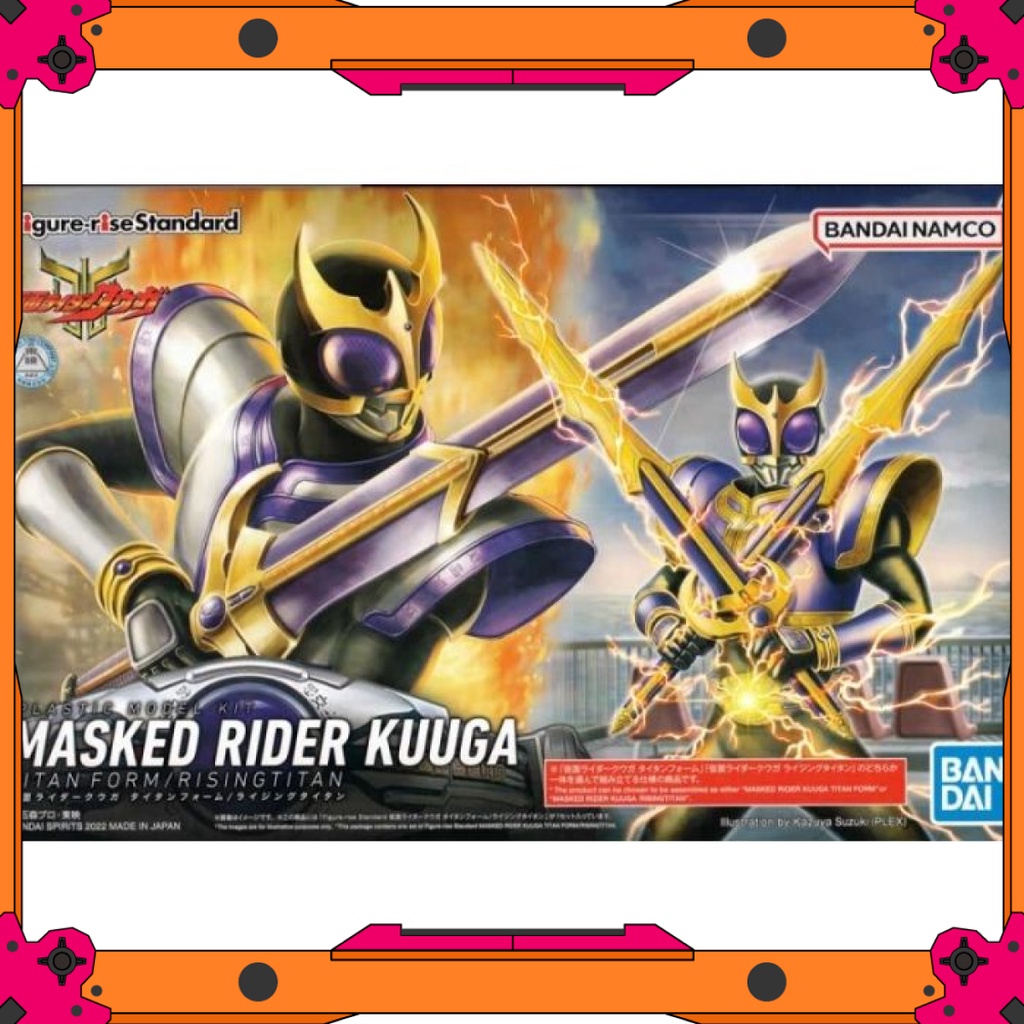 Mô hình lắp ráp Bandai Figure Rise Standard Kamen Rider Kuuga Titan Form/Rising Titan