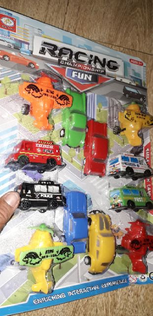 Sét 12 chiếc xe máy bay bằng nhựa chạy chớn rất đẹp