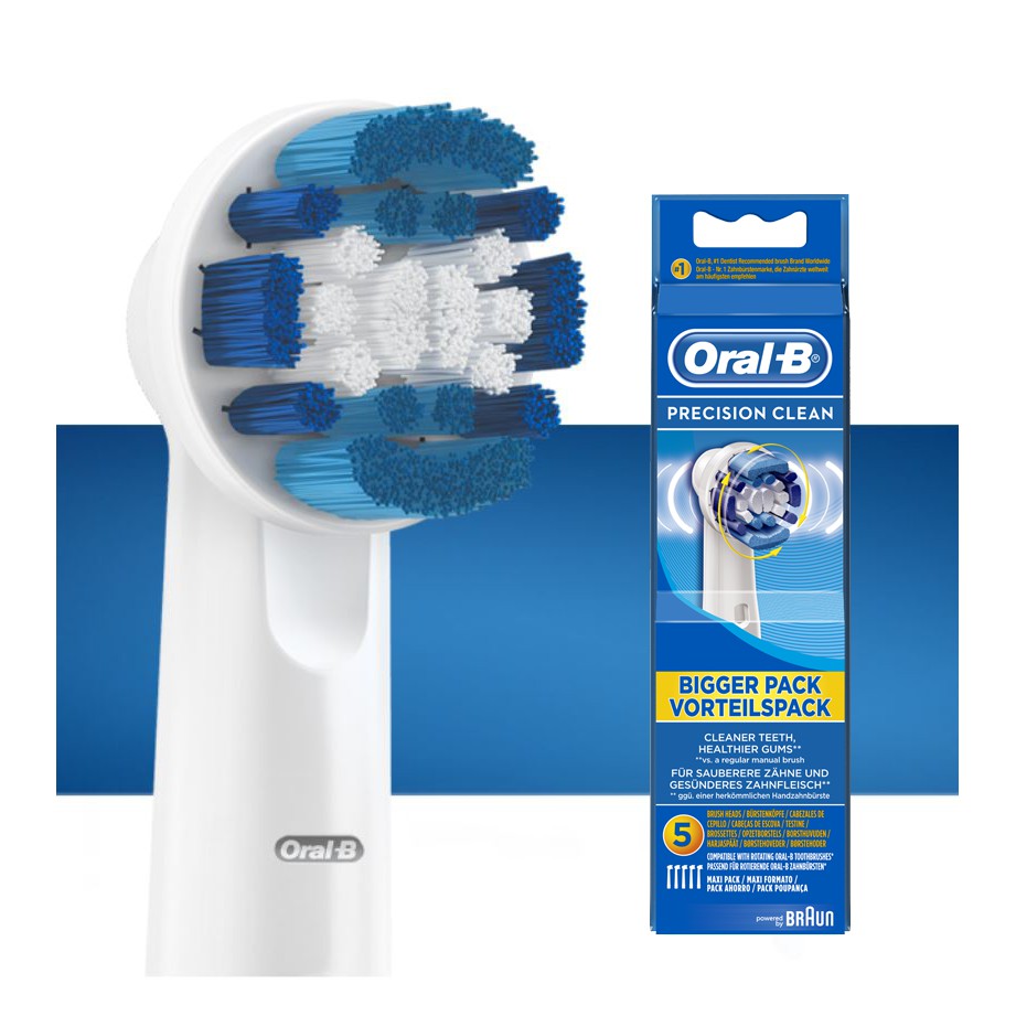 Set 5 đầu bàn chải điện Oral- B Precision Clean Úc