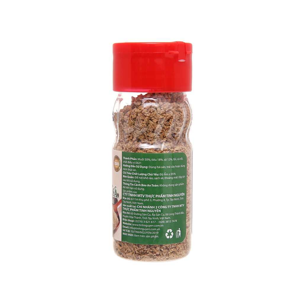 Muối tiêu sả Tinh Nguyên Fadely hũ 65g