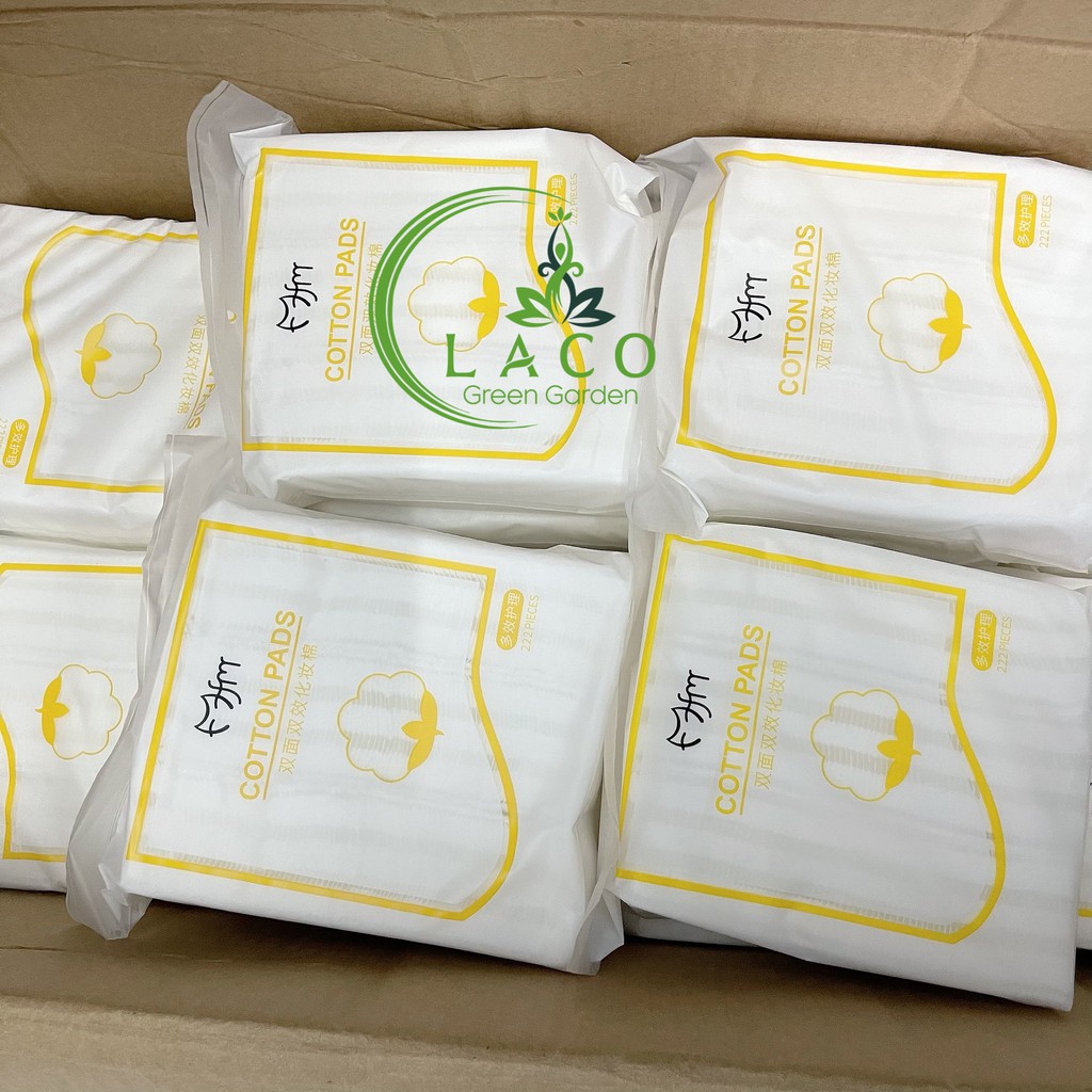 Bông Tẩy Trang 3 Lớp Cotton Pads Túi 222 Miếng | BigBuy360 - bigbuy360.vn
