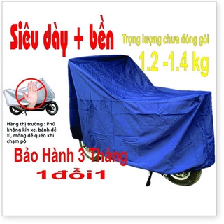 🌟 Sale Sốc 50% Bạt phủ chùm xe máy chất lượng tốt, chống mưa nắng, bụi bẩn, vải dù pha nilon 3 lớp chống thấm tuyệt đố