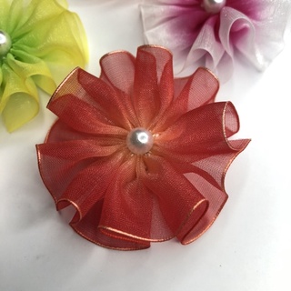 kẹp/cột hoa voan size 6cm cho bé