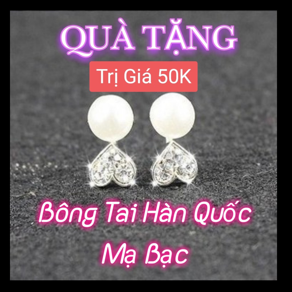 Bông Tai Khuyên Tai Hàn Quốc mạ Bạc Kiểu dáng sang trọng