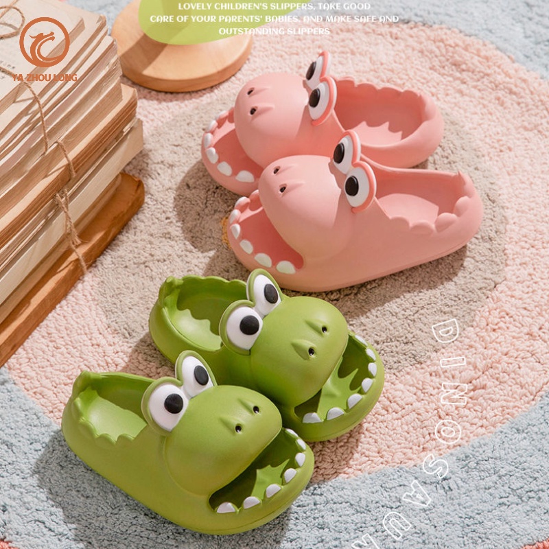 Dép Hình Khủng Long Dễ Thương Thời Trang Cho Cả Bé Trai Và Bé Gái