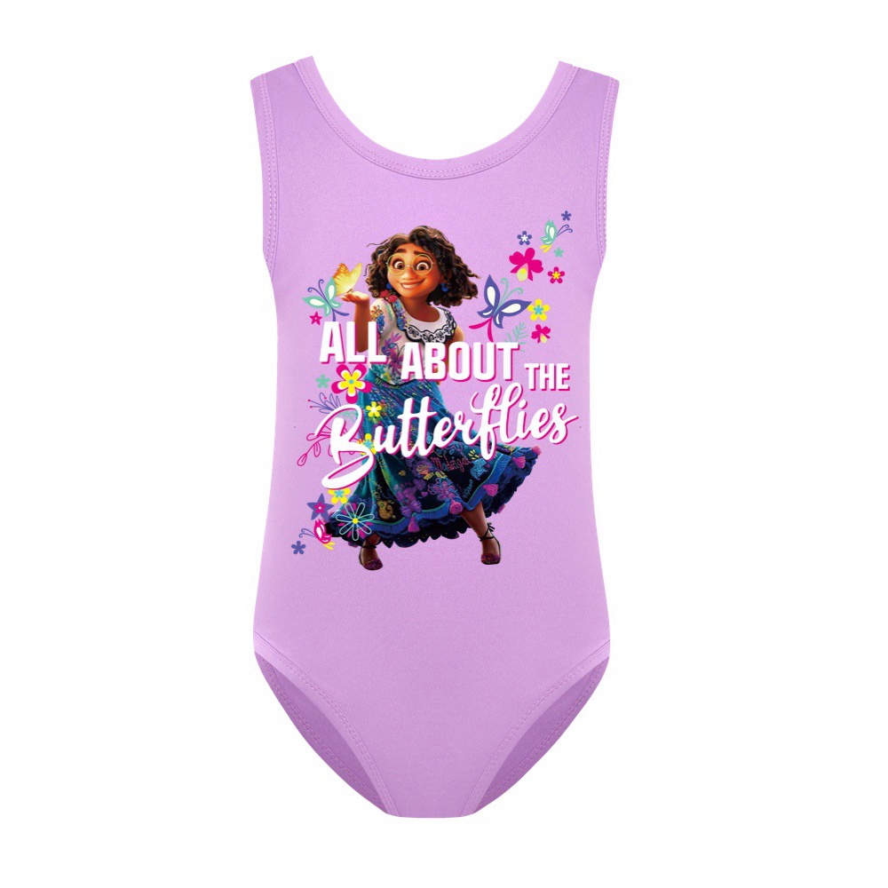 Bộ Đồ Bơi Một Mảnh In Hoạt Hình Dễ Thương Cho Bé Gái