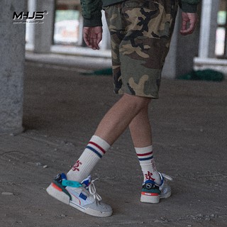 Vớ Nam Nữ cổ cao Unisex Cao cấp Retro Mang giày thể thao Vớ Cổ cao Nam Nữ Thể thao