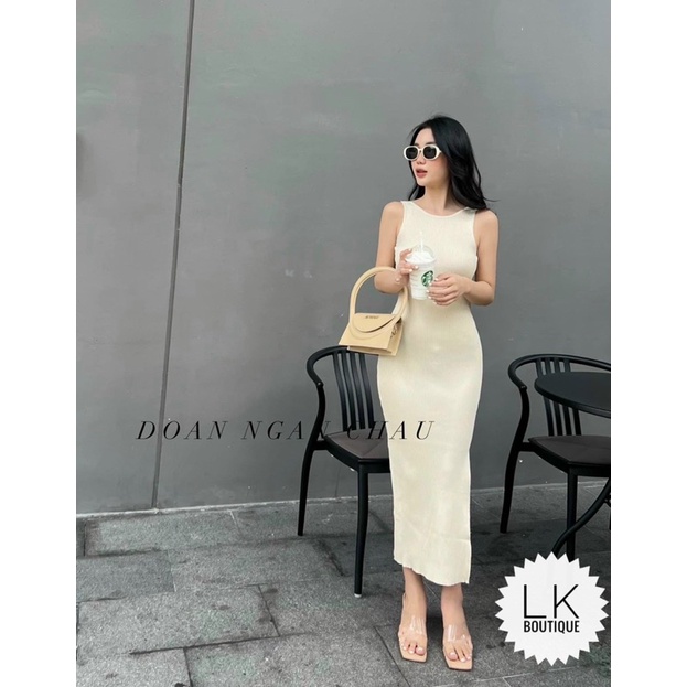VÁY LEN TĂM SÁT NÁCH BODY XẺ TÀ XOẮN LƯNG CỰC LẠ MÀ XINH XỈU MỌI NGƯỜI ƠI