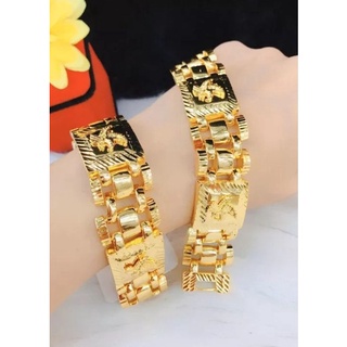 Lắc tay mạ vàng 18k nam chạm đại bàng