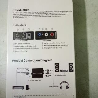 Bộ Chuyển Đổi OPTICAL sang AUDIO AV