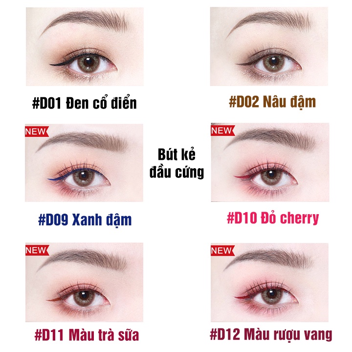 Bút kẻ mắt Chioture Liquid Eyeliner không thấm nước lâu trôi không lem 0.5g