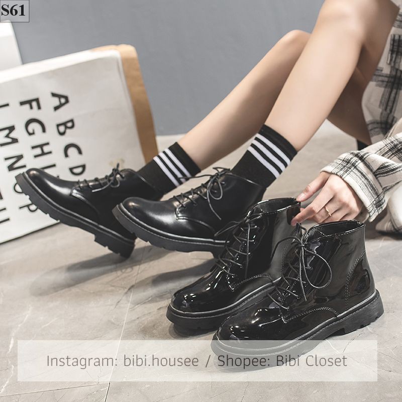 [SẴN NHÁM 38][ĐỦ SIZE] Giày Dr Marten cao cổ cực chất mã S61