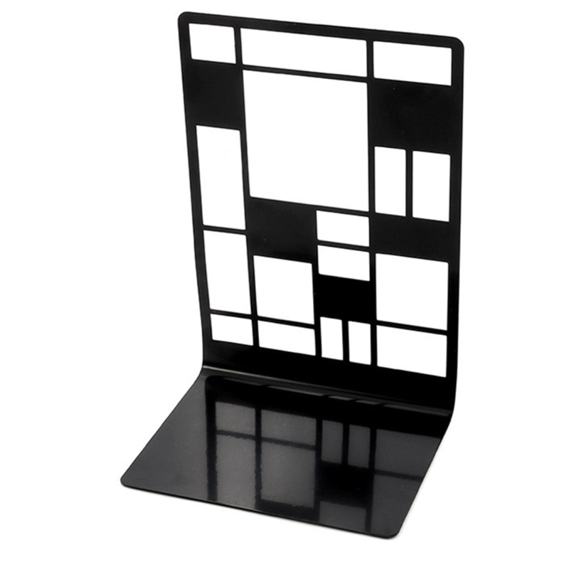 Set 2 Nút Chặn Sách Bằng Sắt Rỗng Phong Cách Tinh Tế