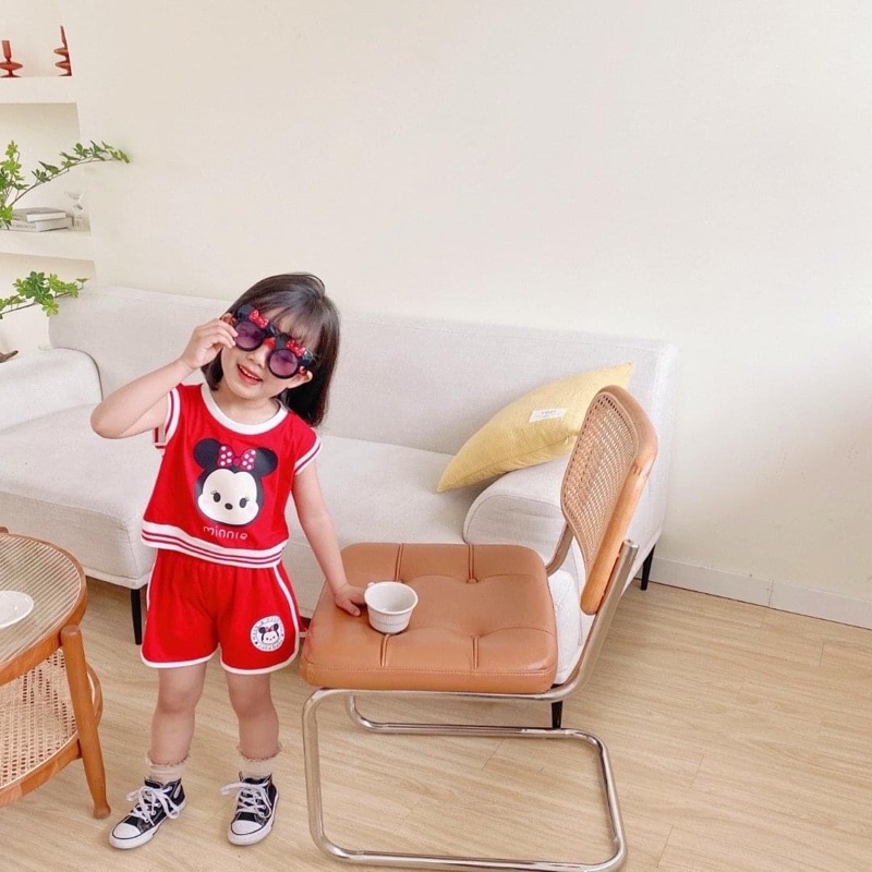 Bộ ba lỗ cho bé trai bé gái họa tiết dễ thương cotton loại 1