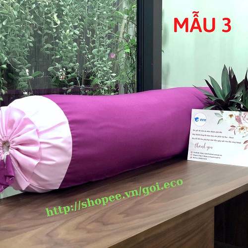 Vỏ gối ôm Eco chất liệu Satin nhiều màu kích thước 35x100cm