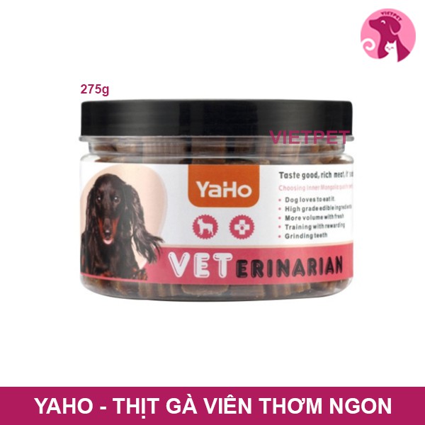 [275g] HỘP THỊT VIÊN MỀM YAHO - ĐỒ ĂN THƯỞNG/ SNACK CHO CHÓ