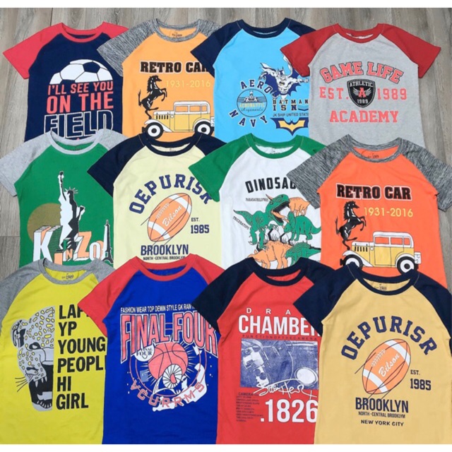 Áo  bé trai size đại