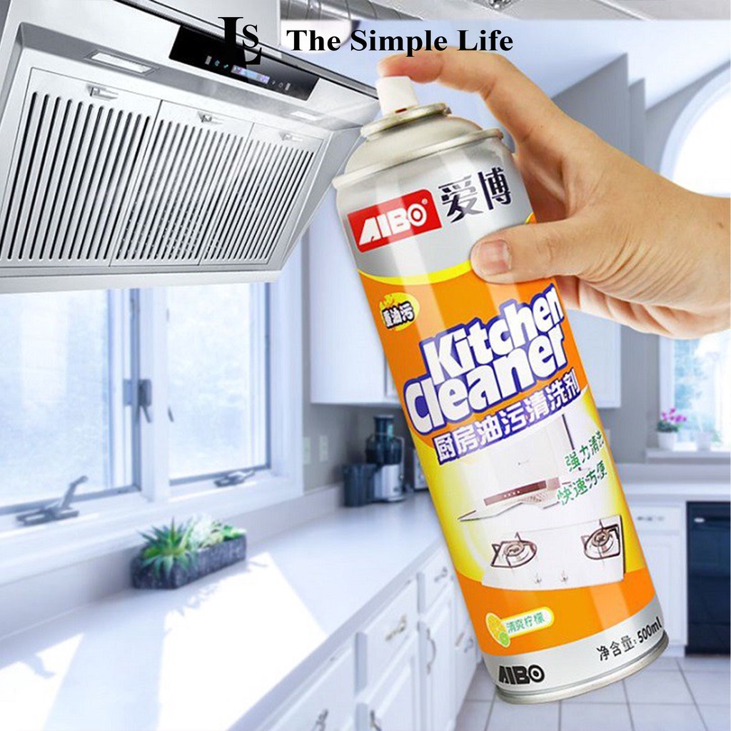 Bình xịt tẩy rửa nhà bếp, chai xịt bọt tuyến nhà bếp, nhà vệ sinh, tẩy sạch vết bẩn mùi thơm dễ chịu 500ml [CHÍNH HÃNG]