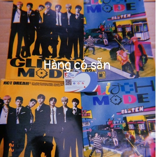 Album NCT DREAM - Glitch Mode + Quà 1 ảnh khổ A5 hình bias (ghi chú khi đặt hàng)
