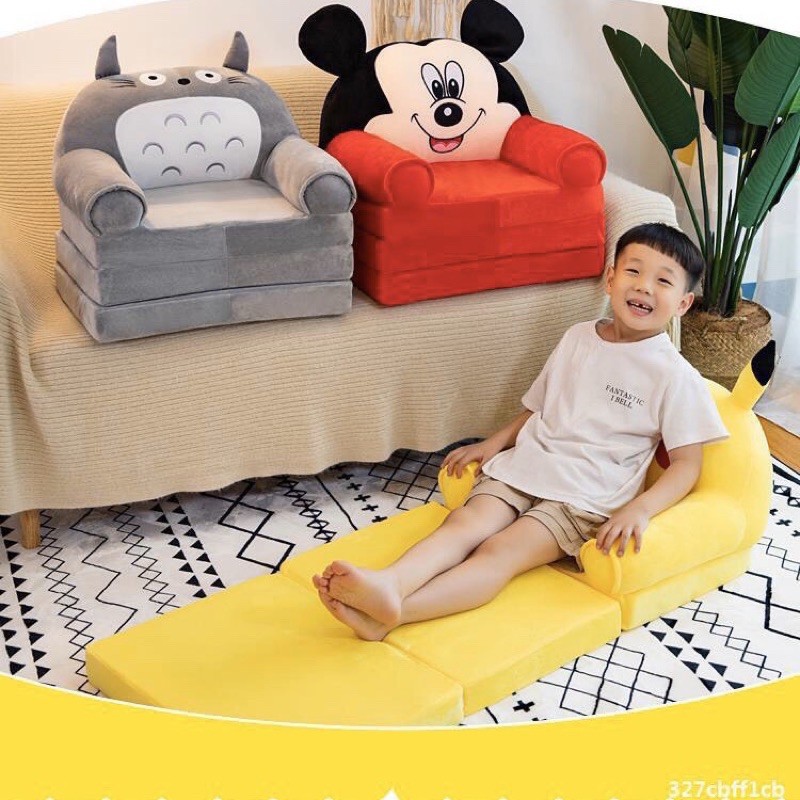 Sofa Giường - Ghế Lười Đệm Ghế Hình Thú Cho Bé 3 Tầng (Hàng loại 1)