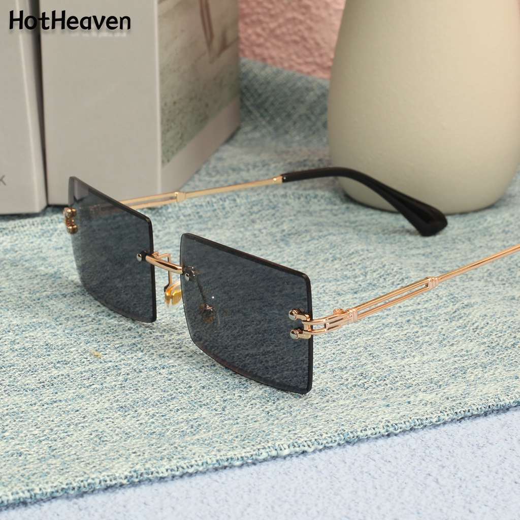 Kính Râm Unisex Tròng Hình Chữ Nhật Nhiều Màu Sắc Chống Tia UV400 11 Kiểu Dáng Thời Trang