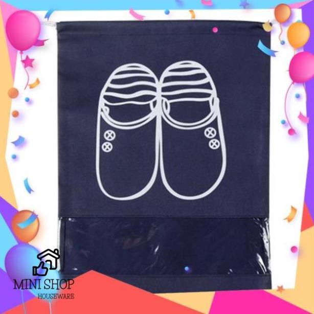 Combo 100 Túi Đựng Giày Thể Thao, Quần Áo Du Lịch Họa Tiết,Tiện Lợi, Gọn Nhẹ.