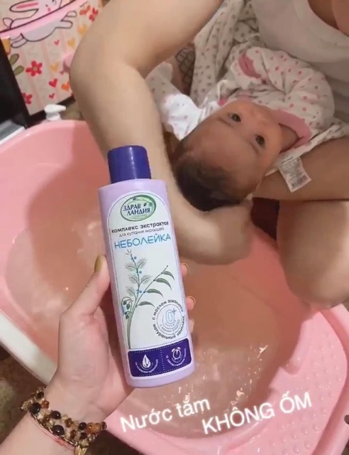 Sữa tắm chống cảm cúm cho bé 0 tháng của Nga