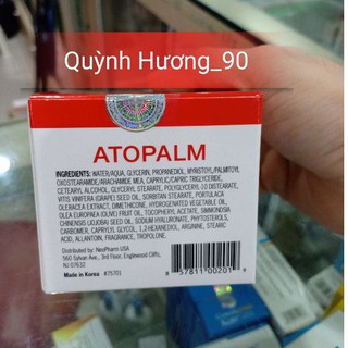 Kem dưỡng ẩm ATOPALM INTENSIVE MOISTURIZING CREAM 100ml.