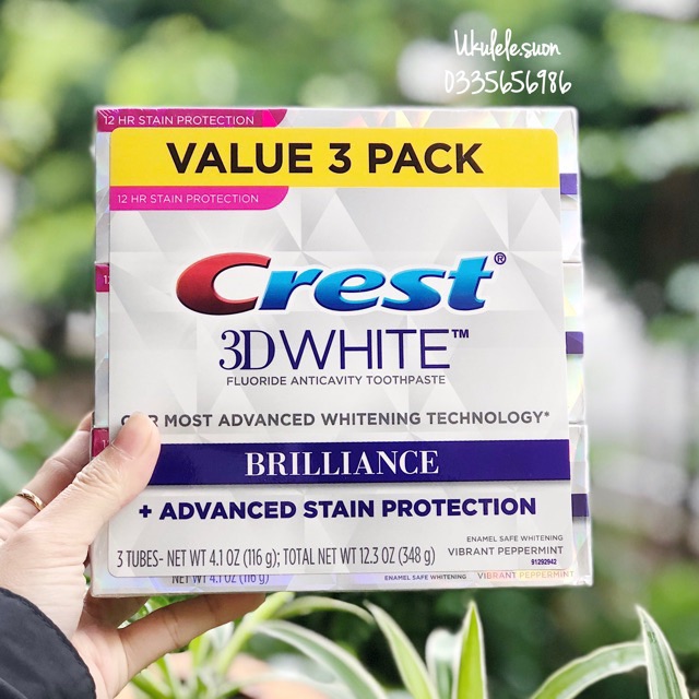 [Mã COSHOT27 giảm 10% đơn 300K] Kem đánh răng Crest - Brilliance | WebRaoVat - webraovat.net.vn