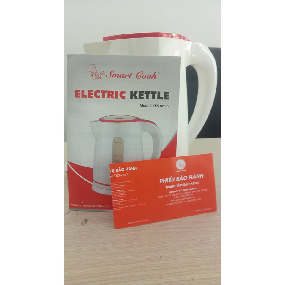Ấm đun Siêu Tốc SMARTCOOK 1,8L KES-0696