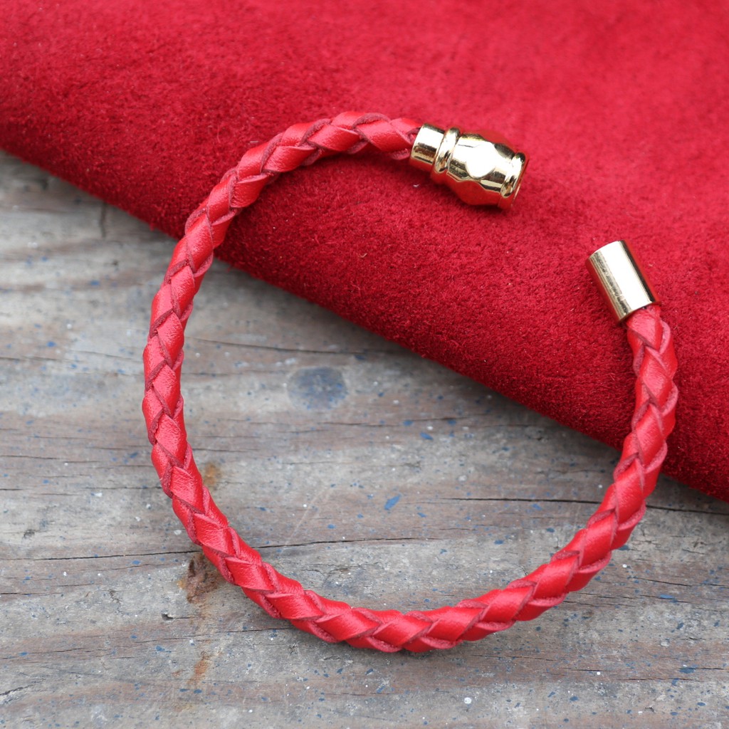 Vòng đeo tay Nữ handmade da thật