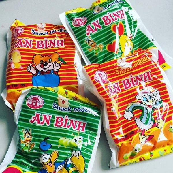 mì tôm trẻ em