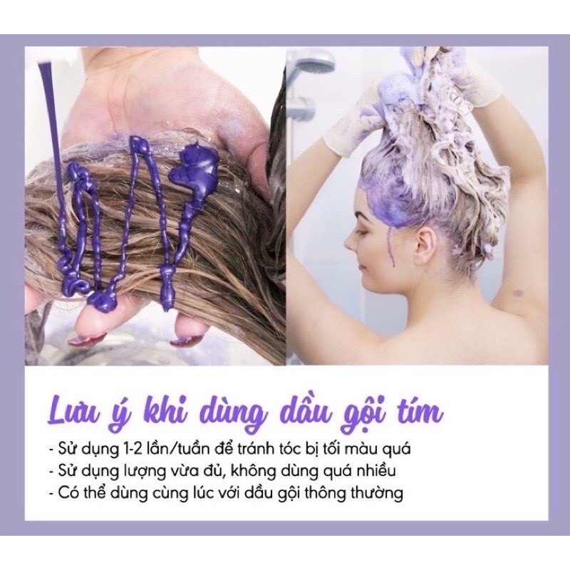 gội tím khử vàng RR LINE Remove Brassiness For Extra Blond 350ml