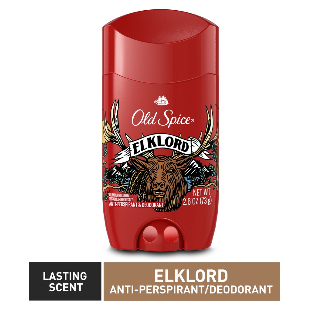 [Hàng AUTH] Lăn Khử Mùi Old Spice Wild Collection Elklord 73Gr (Sáp Trắng)