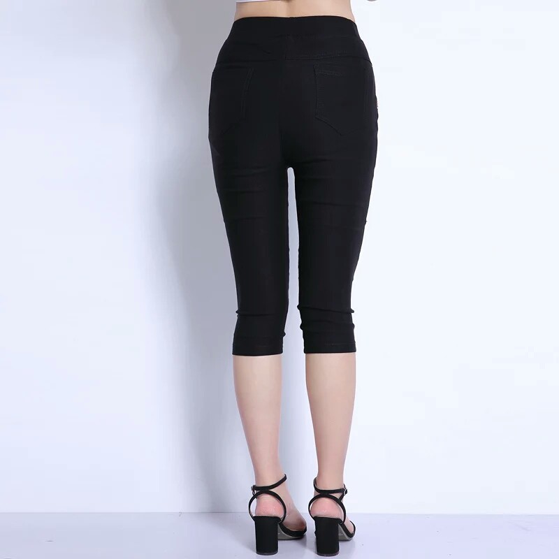 Quần Legging Ngố Cạp Cao