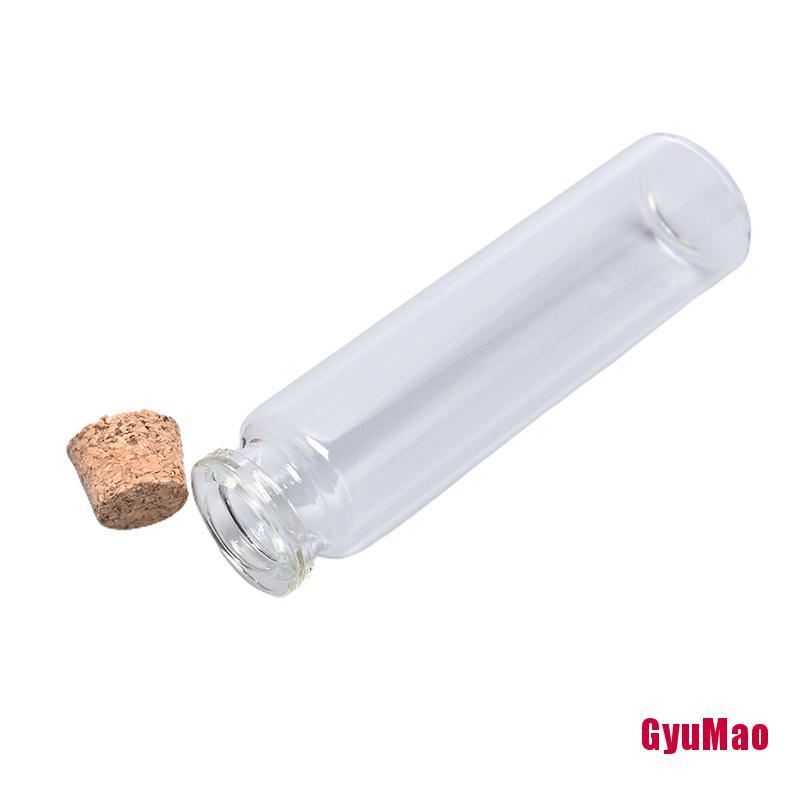 Set 10 Lọ Thủy Tinh Mini rx1GUMO Kèm Nút Bần Dùng Trang Trí Đám Cưới